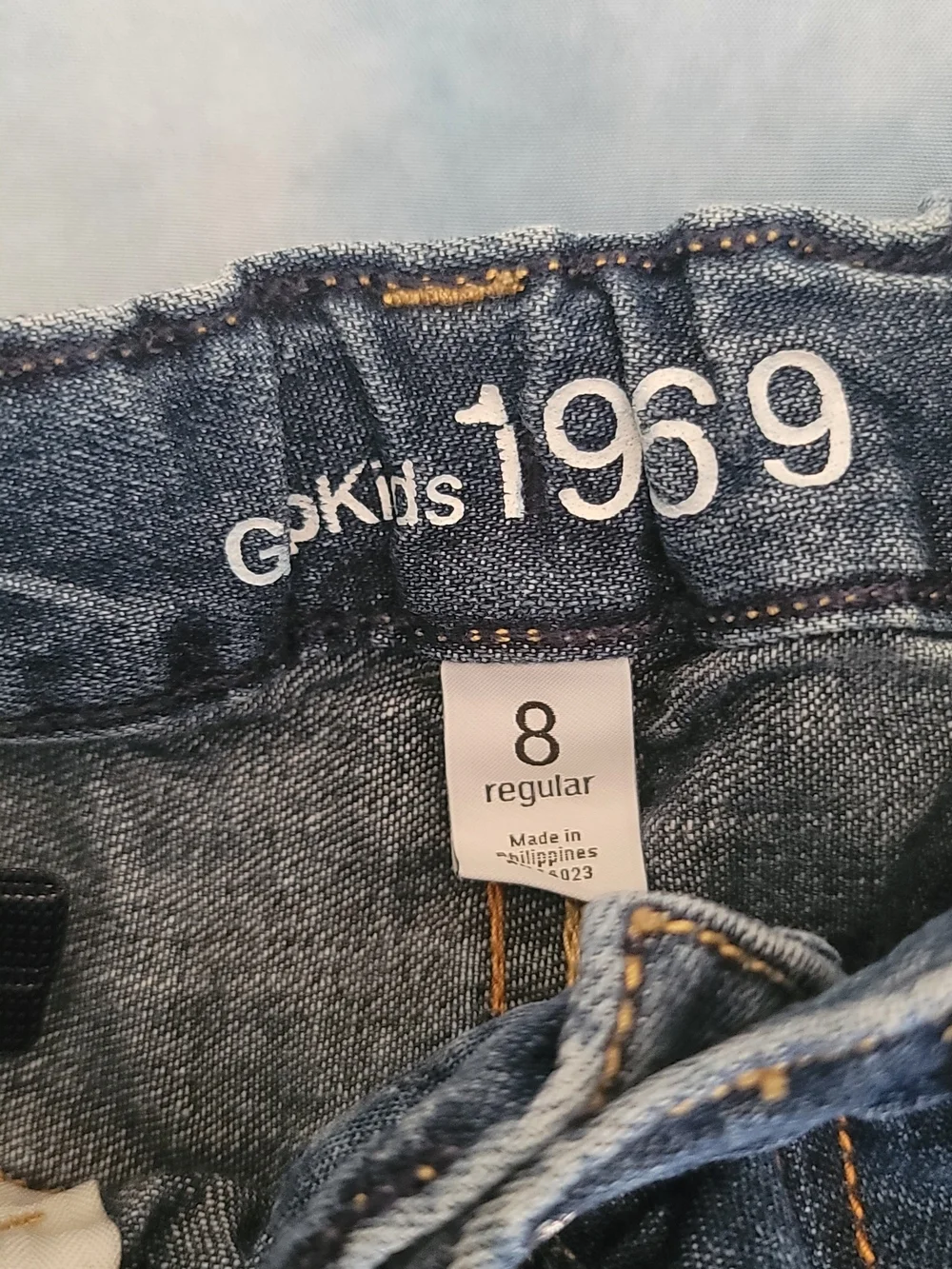 GAP Boys Washed Blue Denim Shorts